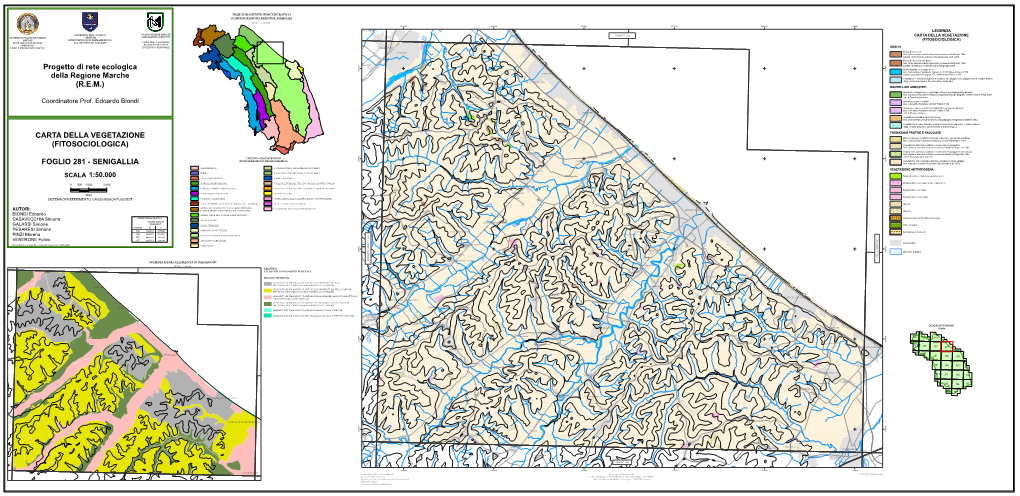 Carta Della Vegetazione (Fitosociologica) Foglio