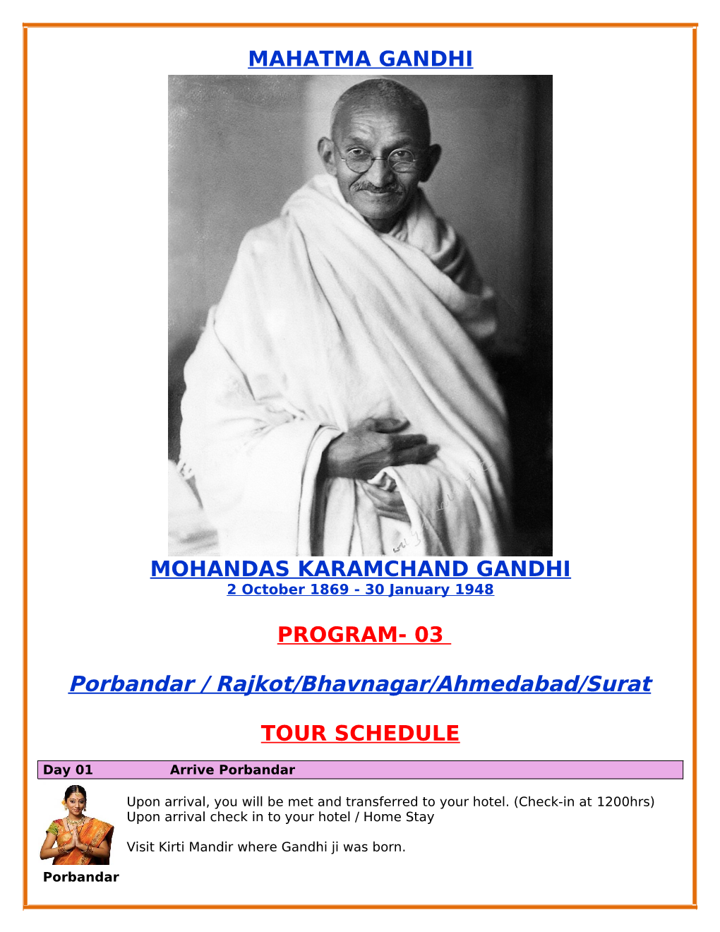 Mahatma Gandhi Mohandas Karamchand Gandhi