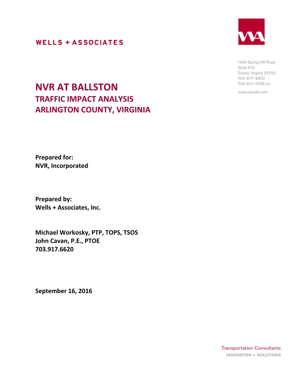 TRANSPORTATION IMPACT ANALYSIS ______18 Study Scope