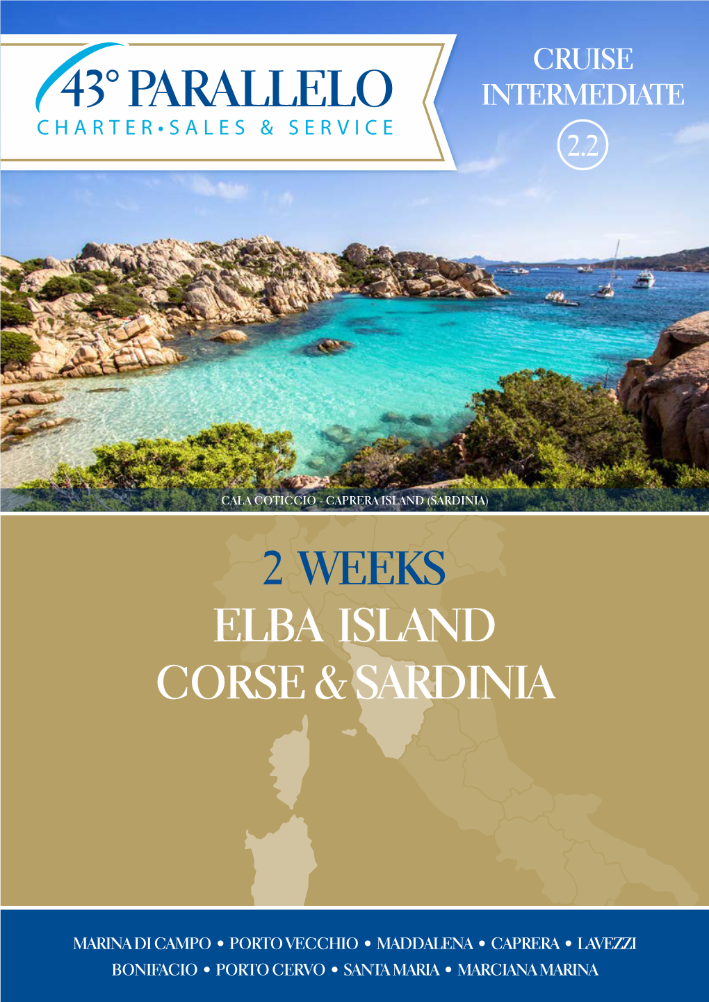 2 Weeks Elba Island Corse & Sardinia