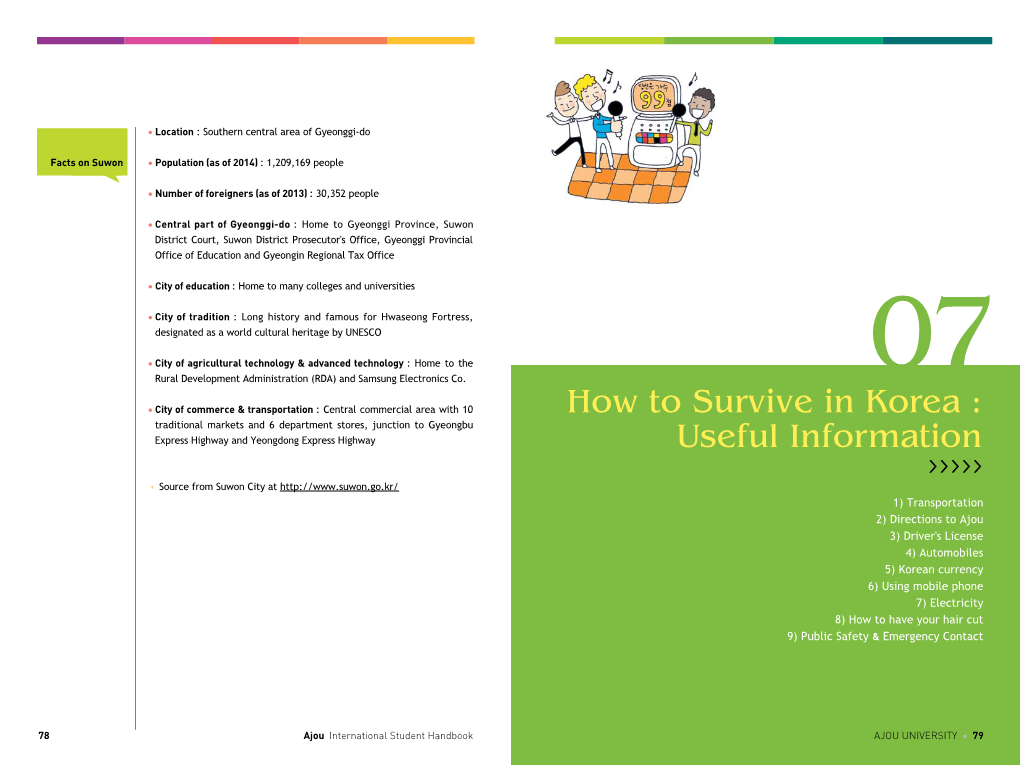 How to Survive in Korea : Useful Information