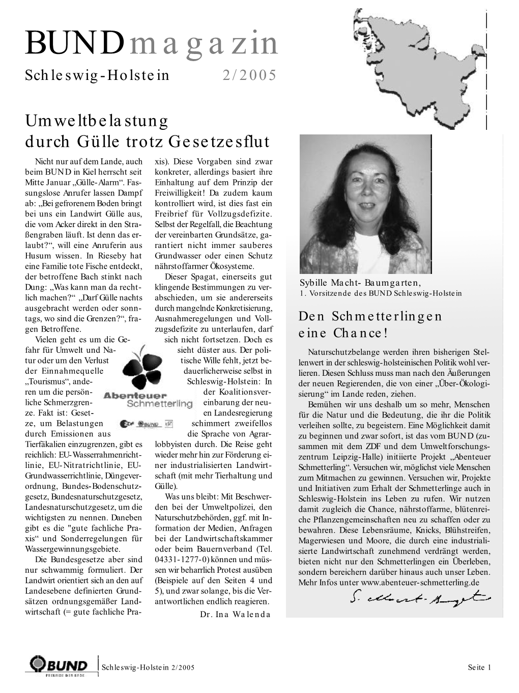 Bundmagazin Schleswig-Holstein 2/2005