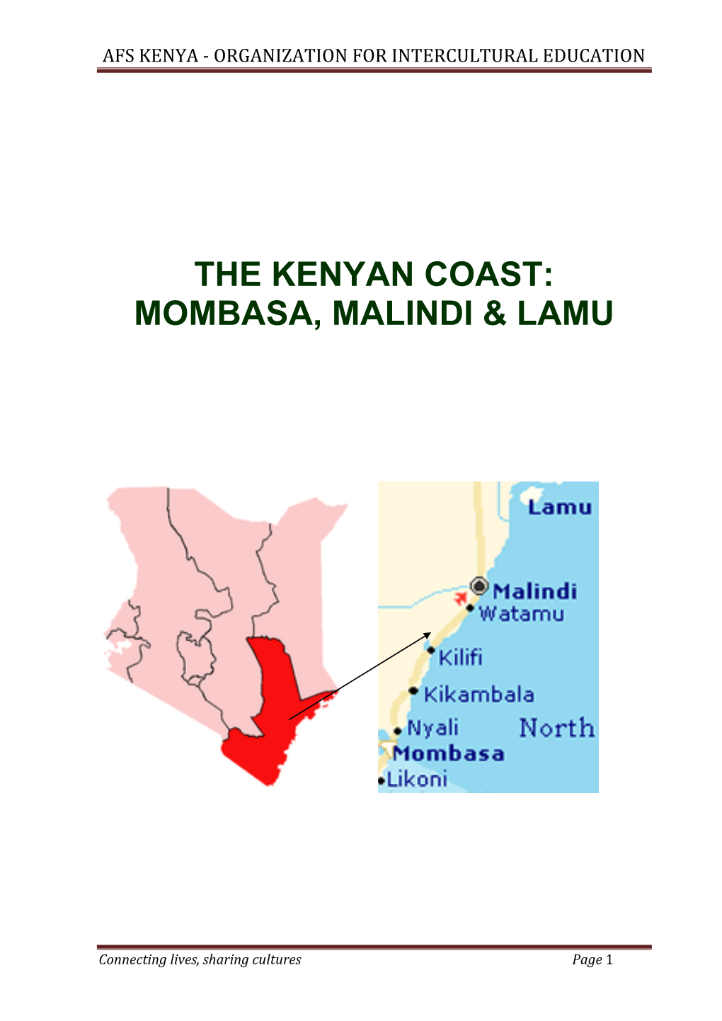 The Kenyan Coast: Mombasa, Malindi & Lamu