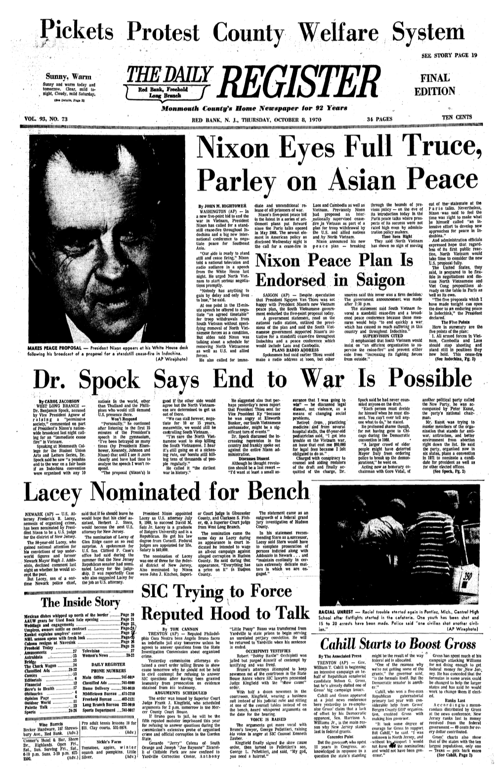 Nixon Eyes Full On