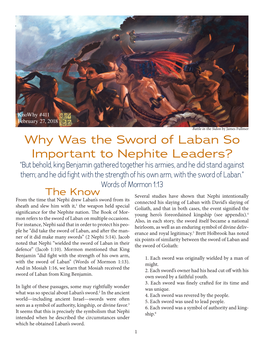 Why Was the Sword of Laban So Important to Nephite Leaders?