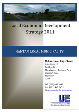 Local Economic Development Strategy 2011