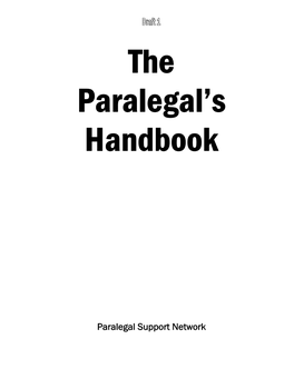 Paralegal Support Network