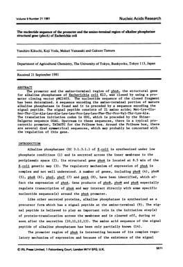 Nucleic Acids Research