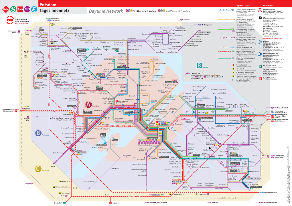 Potsdam Tagesliniennetz Daytime Network