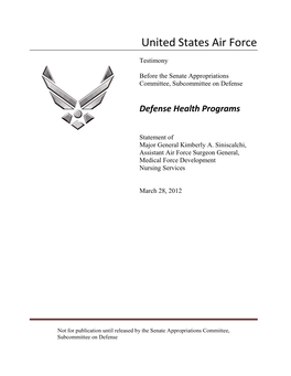 Defense Health Programs