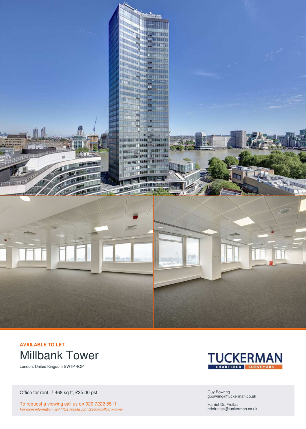 Millbank Tower London, United Kingdom SW1P 4QP