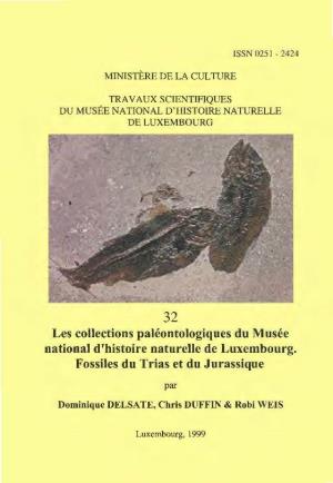 Les Collections Paleontologiques Du Musee National D'histoire Naturelle De Luxembourg