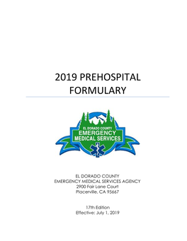 Drug Formulary 2019