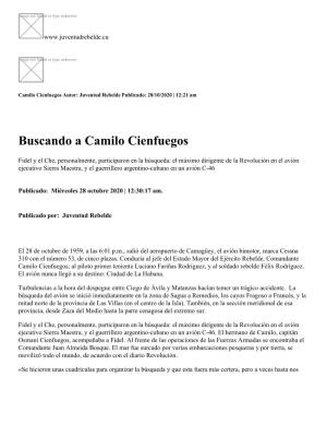 Buscando a Camilo Cienfuegos