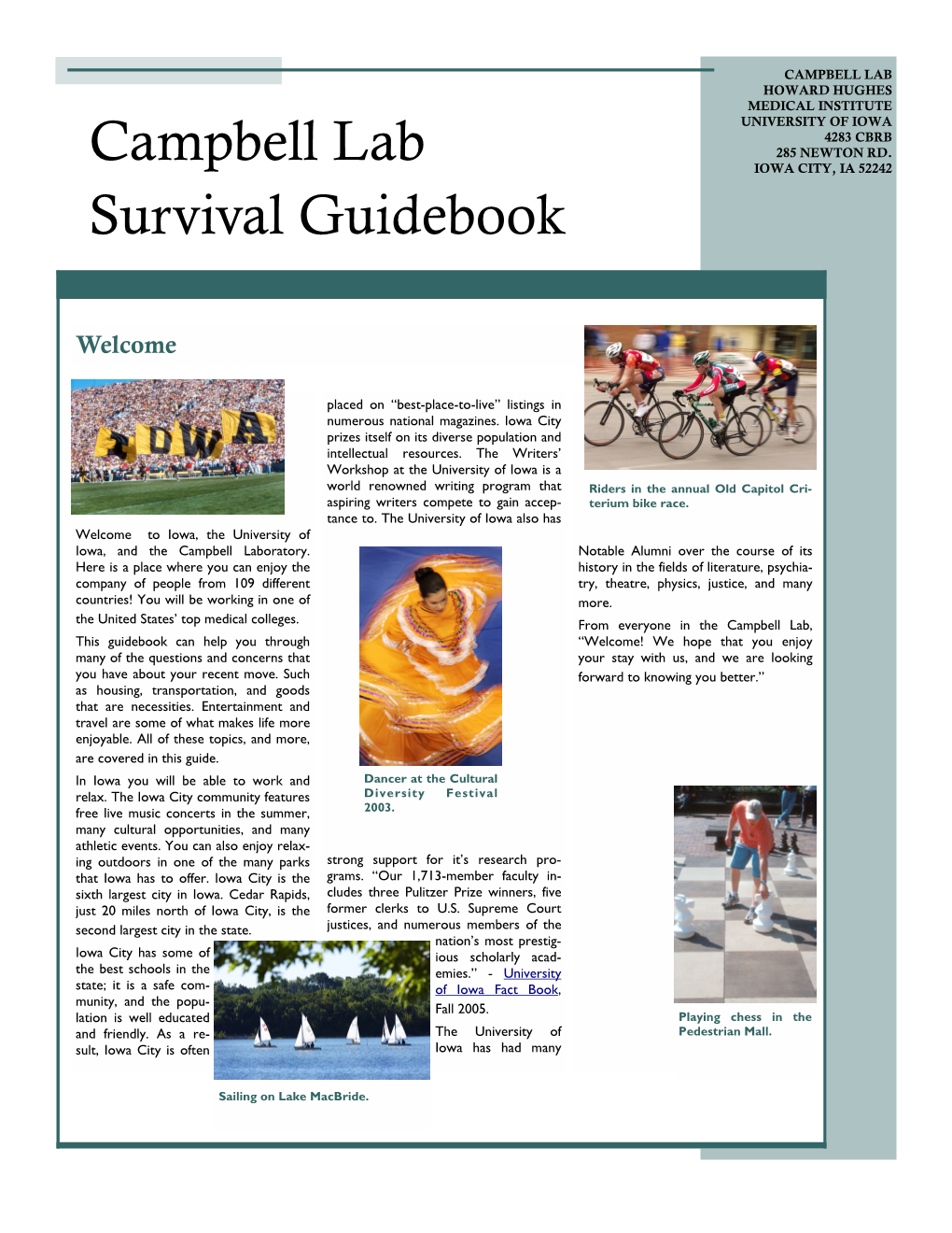 Campbell Lab Survival Guidebook