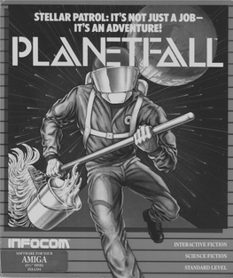 Temporary Planetfall Manual