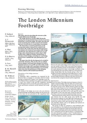 The London Millennium Footbridge