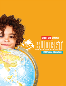 2019-20 EPISD Official Budget Final.Pdf
