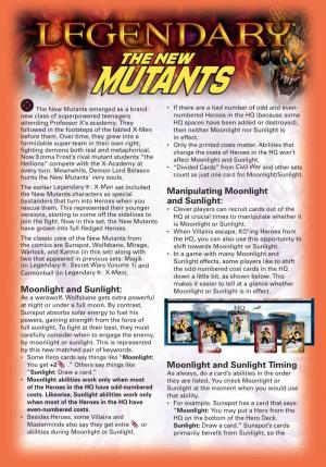 Legendary Rules — New Mutants