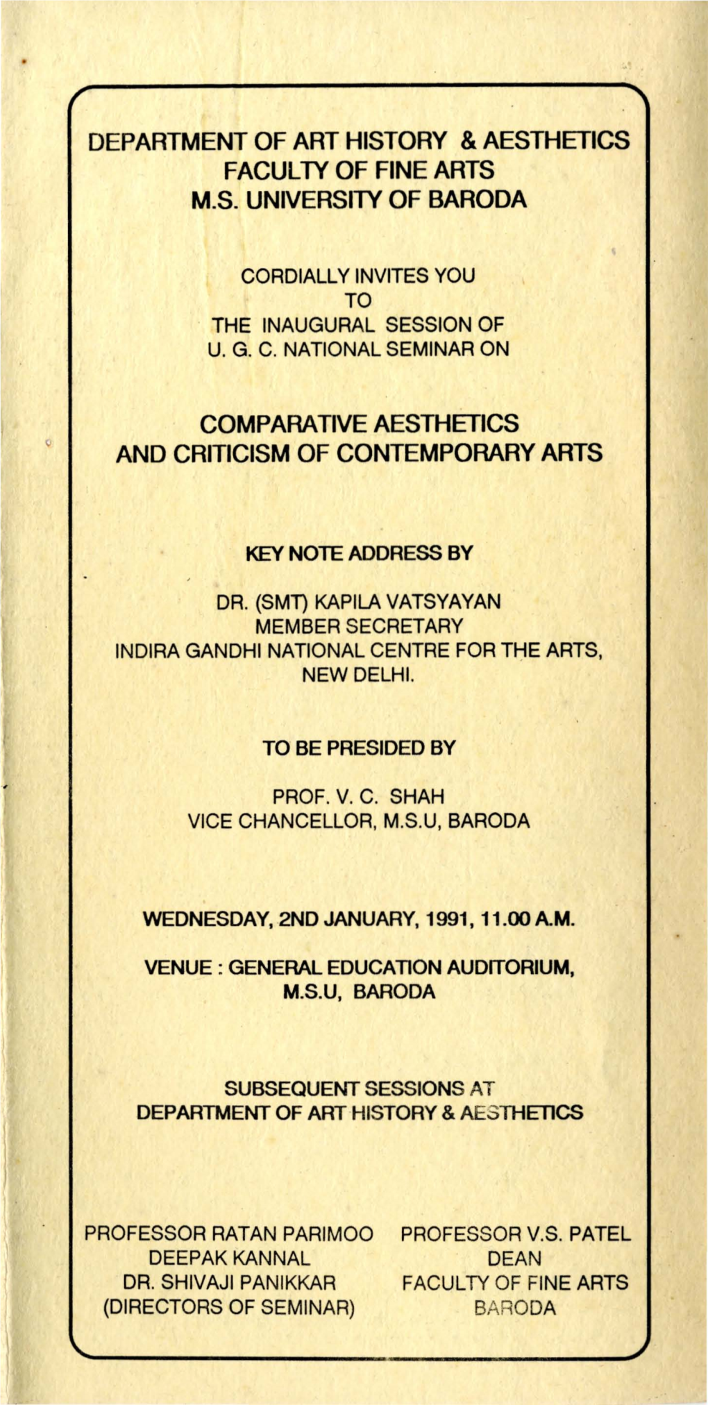 Comparative Aesthetics and Criticism of Contemporary Arts