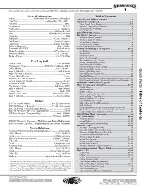 2008-09 Media Guide