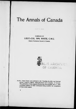The Annals of Canada