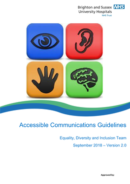 Accessible Communications Guidelines