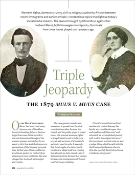 The 1879 Muus V. Muus Case