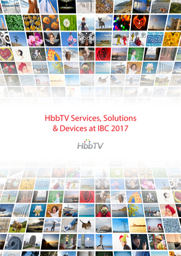 Hbbtv Services, Solutions & Devices at IBC 2017