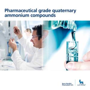 Novo Nordisk Pharmatech Quats Product Brochure