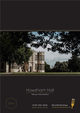 Howsham Hall Venue Information