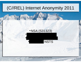 20141228-Spiegel-Overview on Internet Anonymization Services On