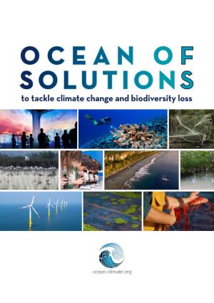 Ocean of Solutions to Tackle Climate Change and Biodiversity Loss
