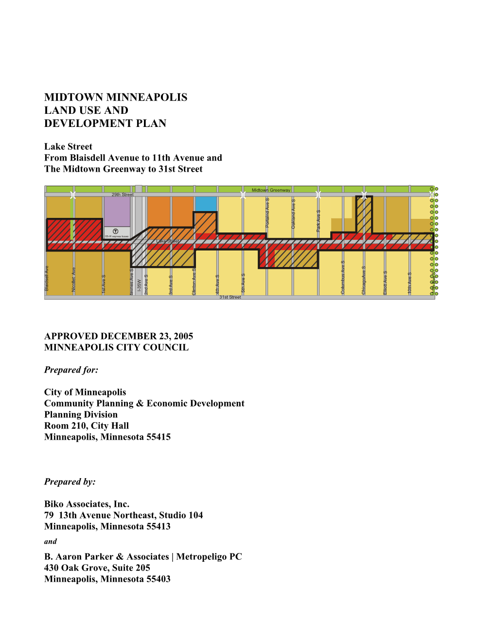 Midtown Minneapolis Land Use and Development Plan