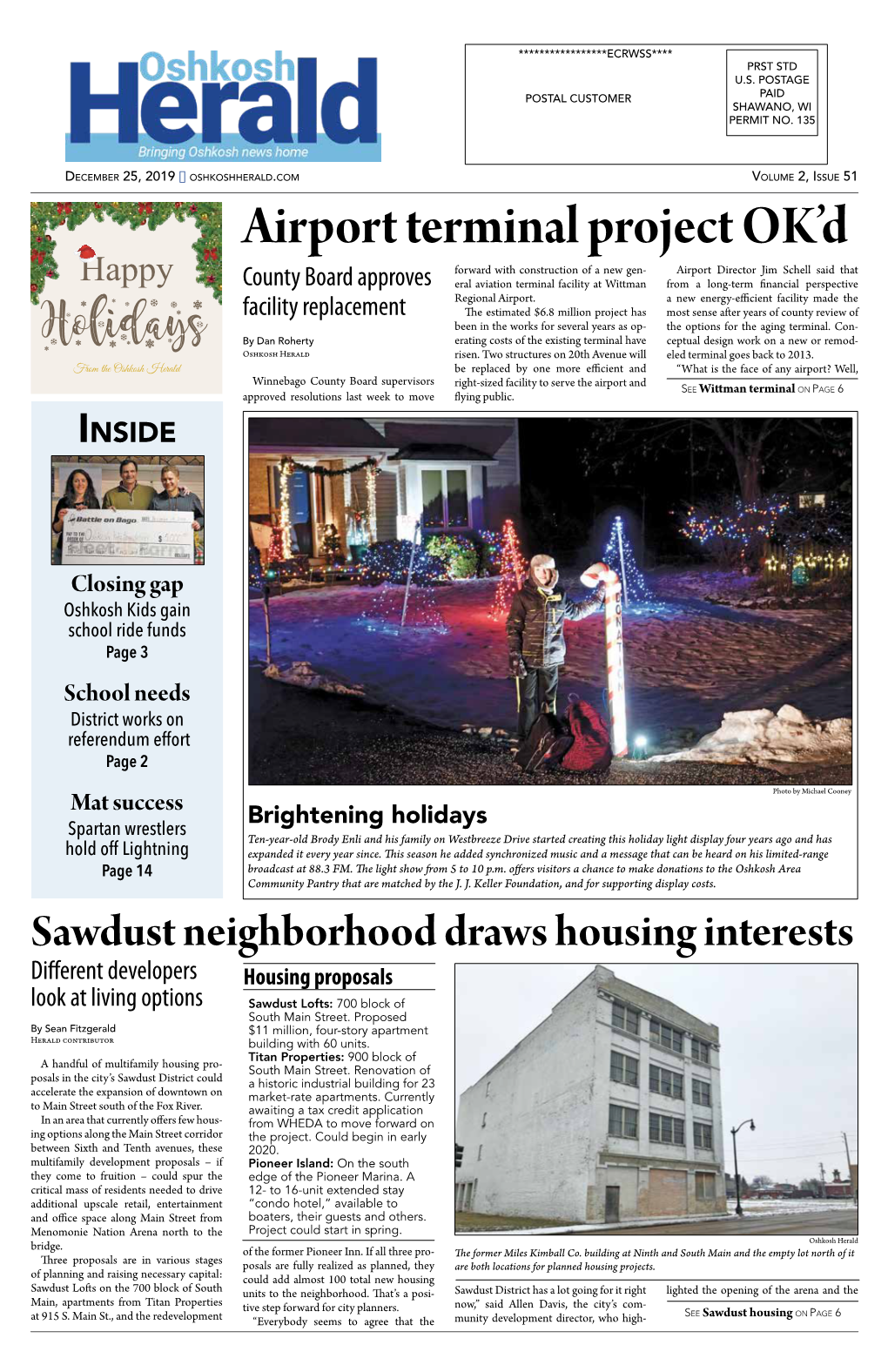 December 25, 2019 Oshkosh Herald