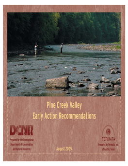 Pine Creek Valley Early Action Recommendations