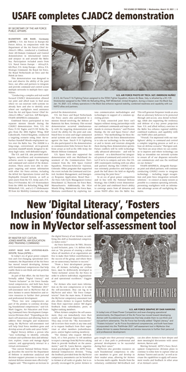 Digital Literacy’, ‘Fosters Inclusion’ Foundational Competencies Now in Myvector Self-Assessment Tool