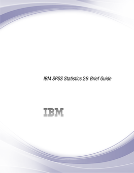 IBM SPSS Statistics 25 Brief Guide