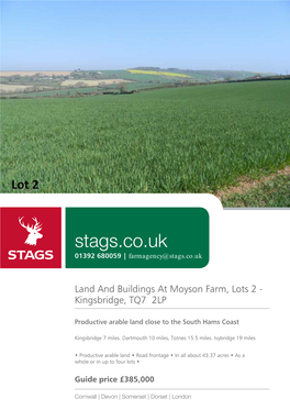 Stags.Co.Uk 01392 680059 | Farmagency@Stags.Co.Uk