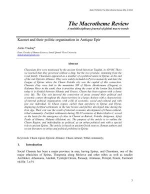 The Macrotheme Review 3(5), SI 2014