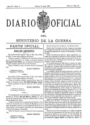 Diario Oficial Del Ministerio De La Guerra