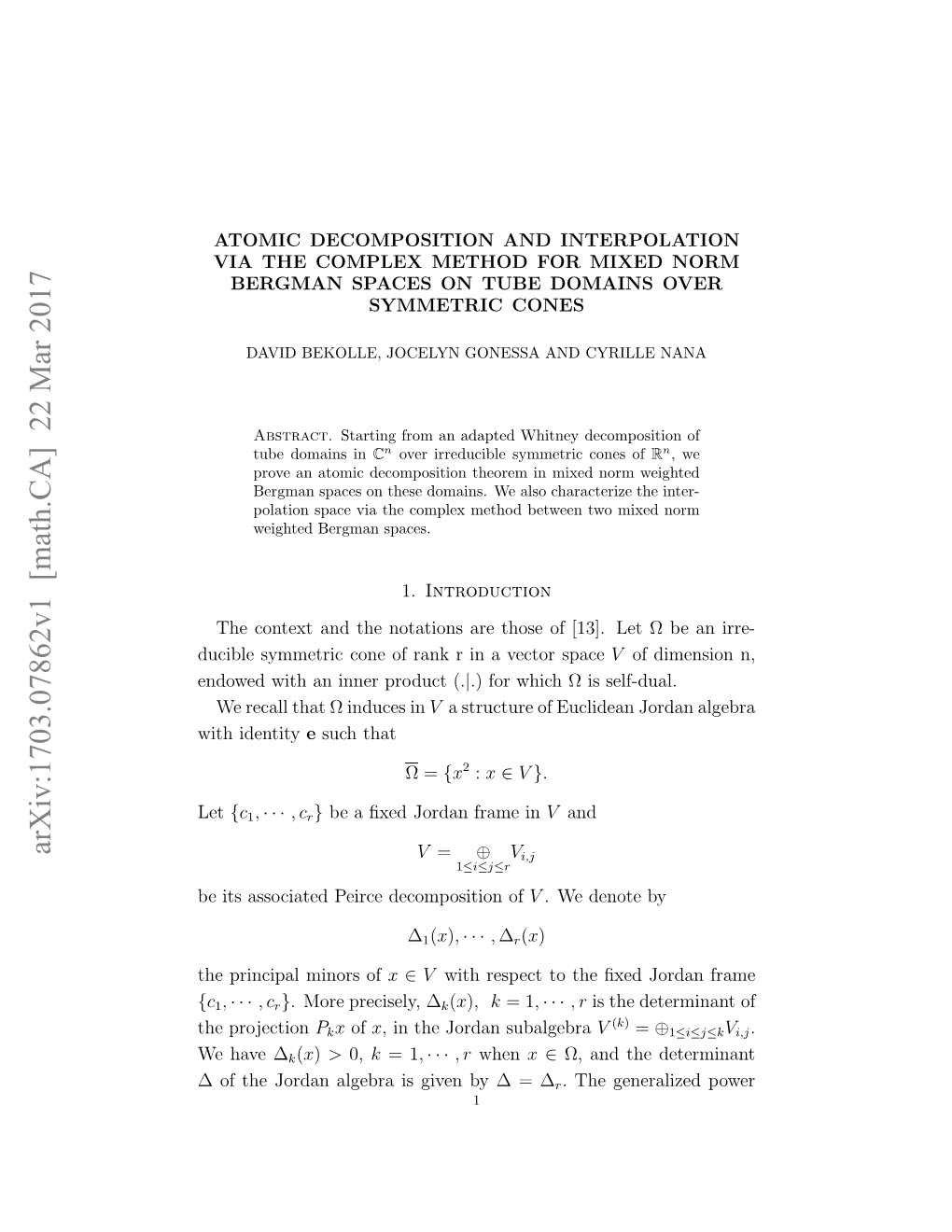 Atomic Decomposition and Interpolation Via the Complex Method for Mixed Norm Bergman Spaces on Tube Domains Over Symmetric Cones