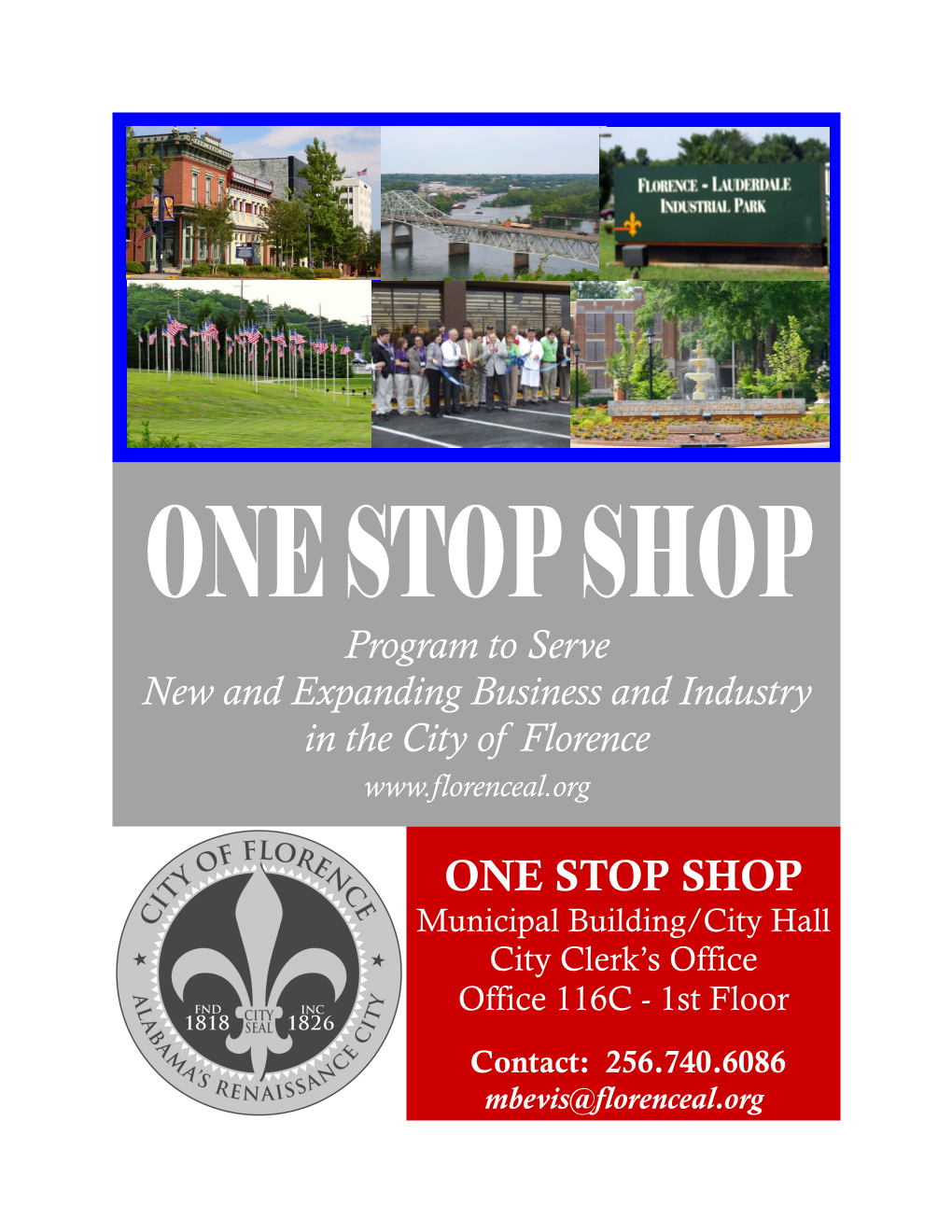 ONE STOP SHOP Municipal Building/City Hall City Clerk’S Office Office 116C - 1St Floor
