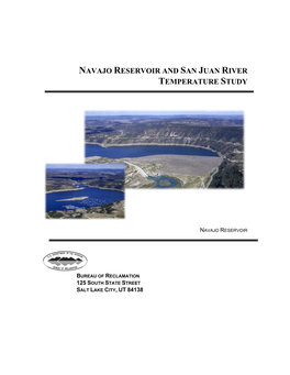 Navajo Reservoir and San Juan River Temperature Study 2006