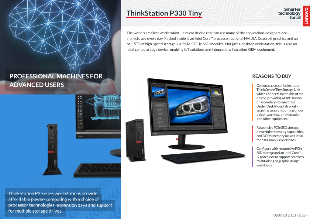 Thinkstation P330 Tiny