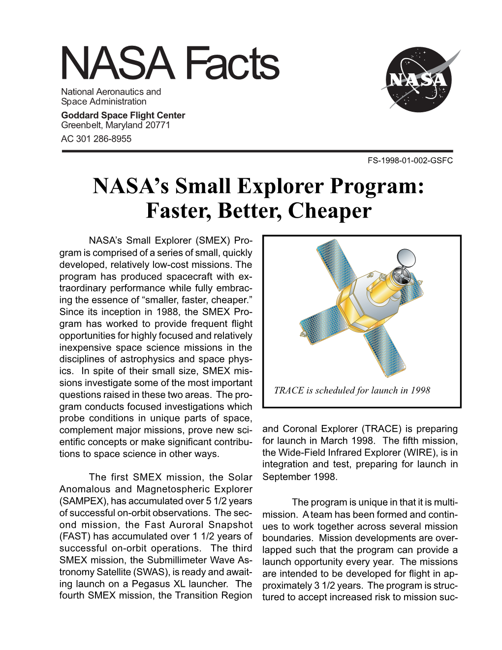 Smex Fact Sheet