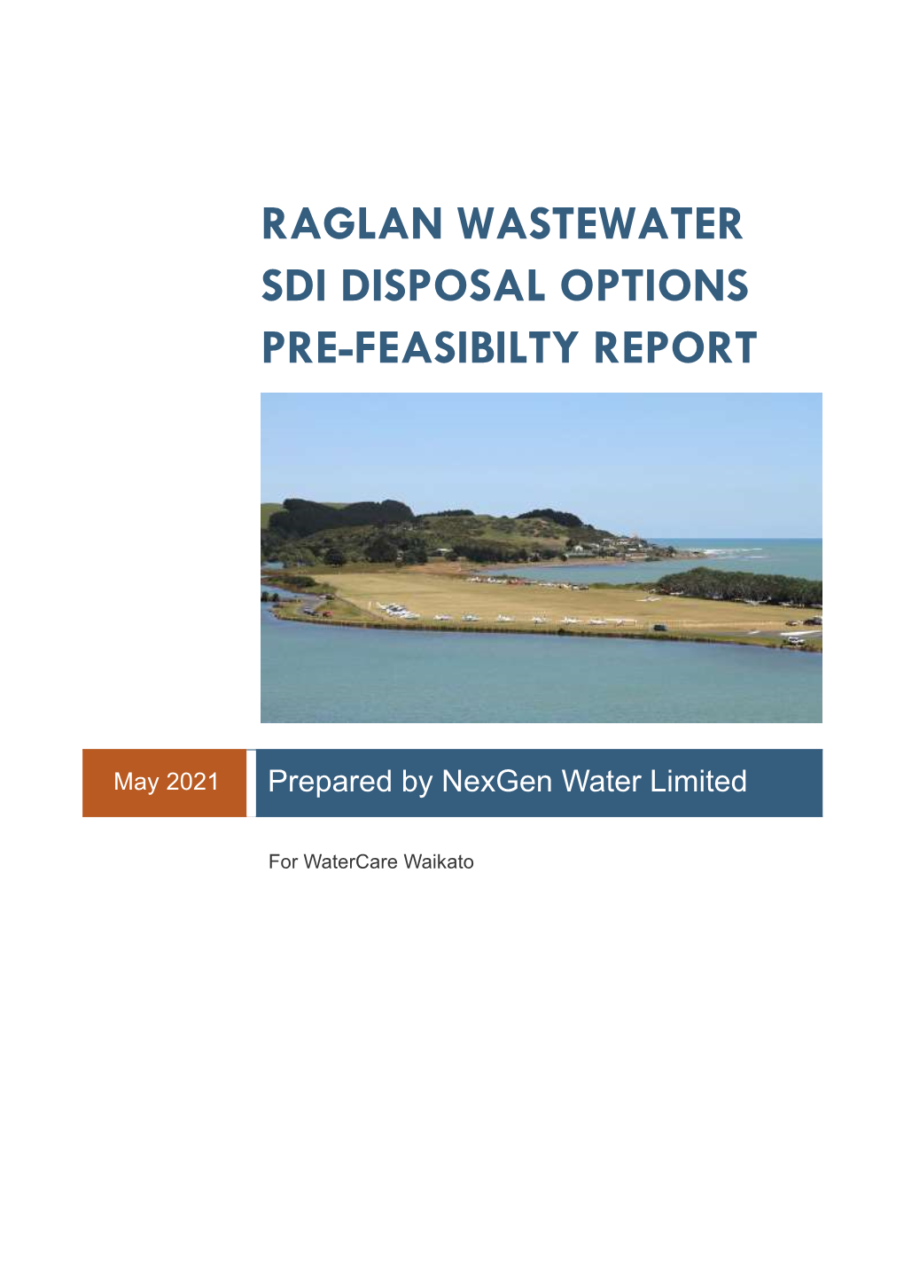 Pdf Next Gen Water Ltd Raglan WWTP SDI Disposal Options Report