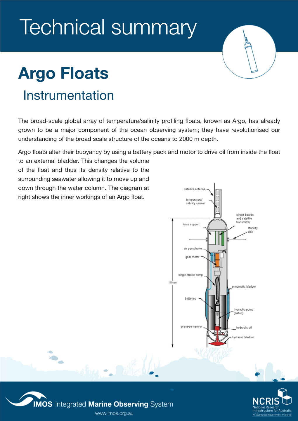 Argo Floats Instrumentation