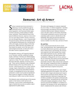 Samurai: Art of Armor