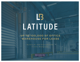 Up to 100,000 Sf Office Warehouse for Lease